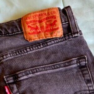 Levi's Mens 512 Jeans, Size 31x32 in Dark Grey